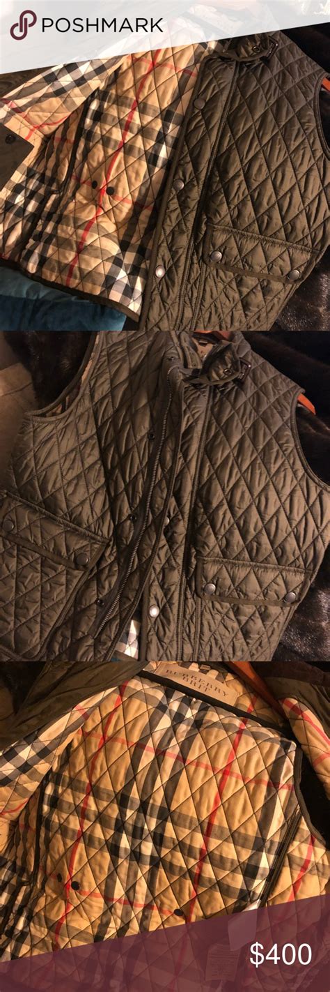 burberry vest mens green|Burberry outlet men's clothing.